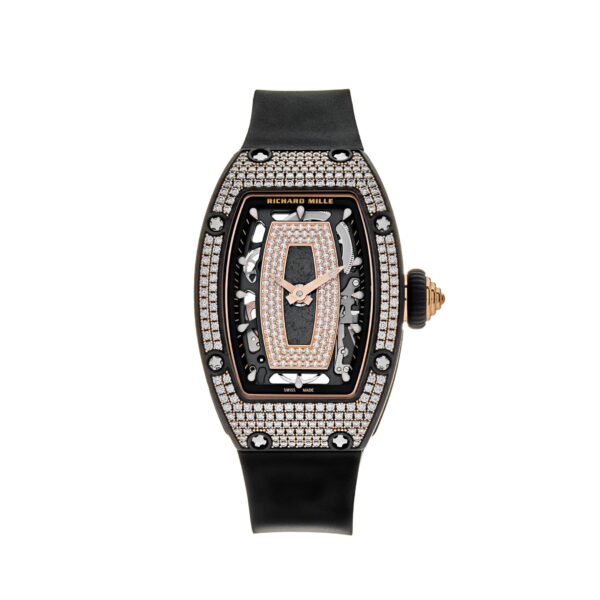 Richard Mille RM 07-01 'Ladies' Rose Gold Carbon-TPT Diamond Bezel