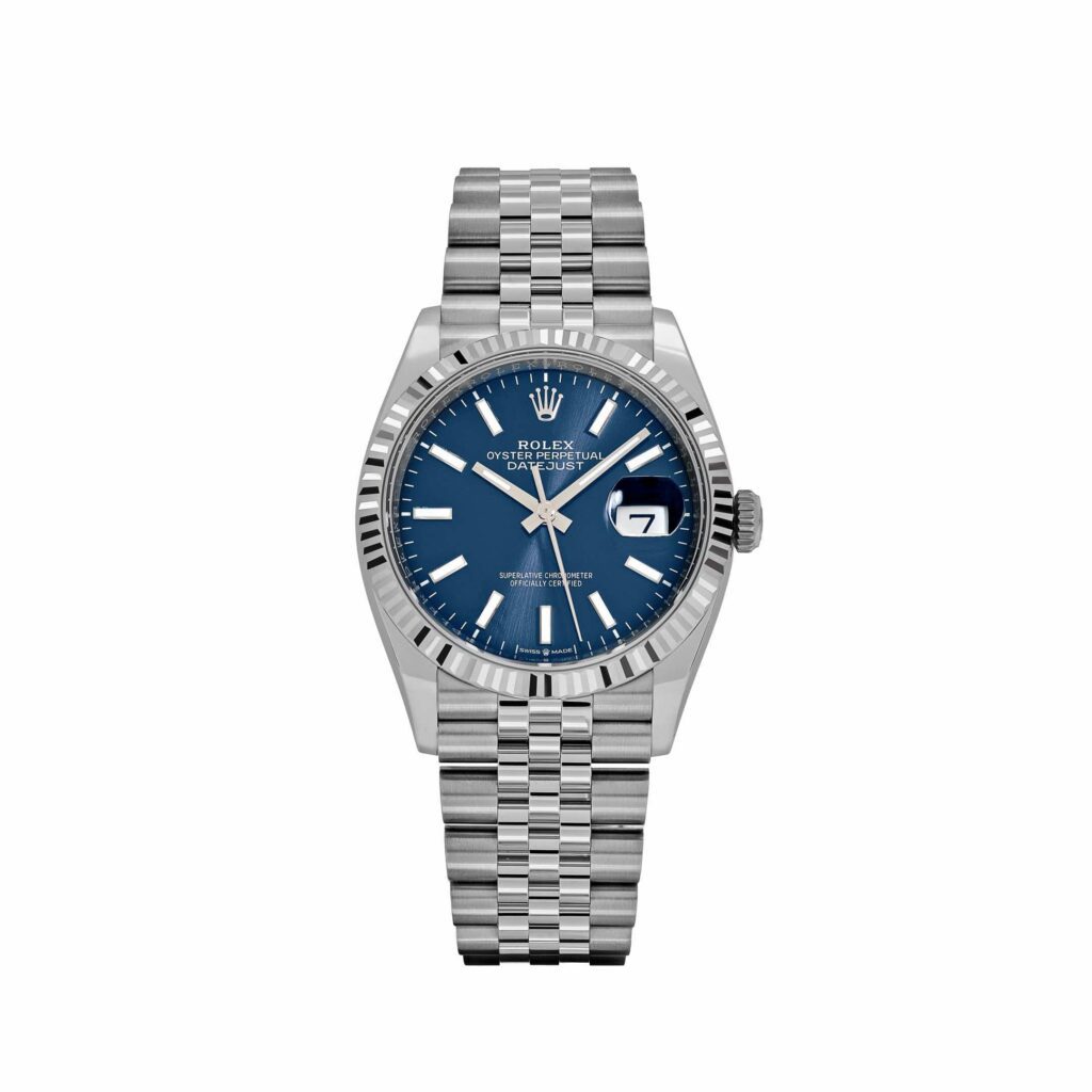 Rolex Datejust 36 126234 Stainless Steel Blue Dial Jubilee