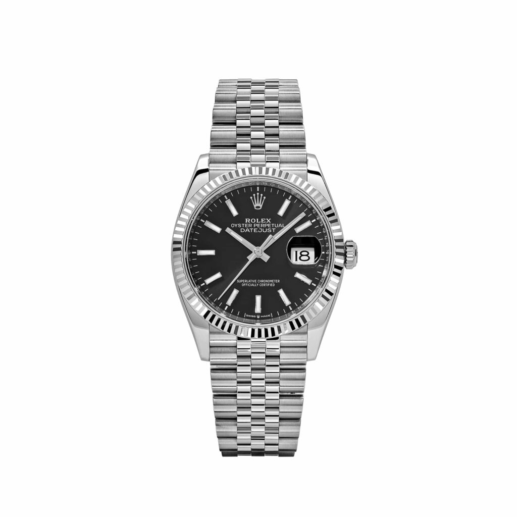 Rolex Datejust 36 126234 Stainless Steel Black Dial Jubilee