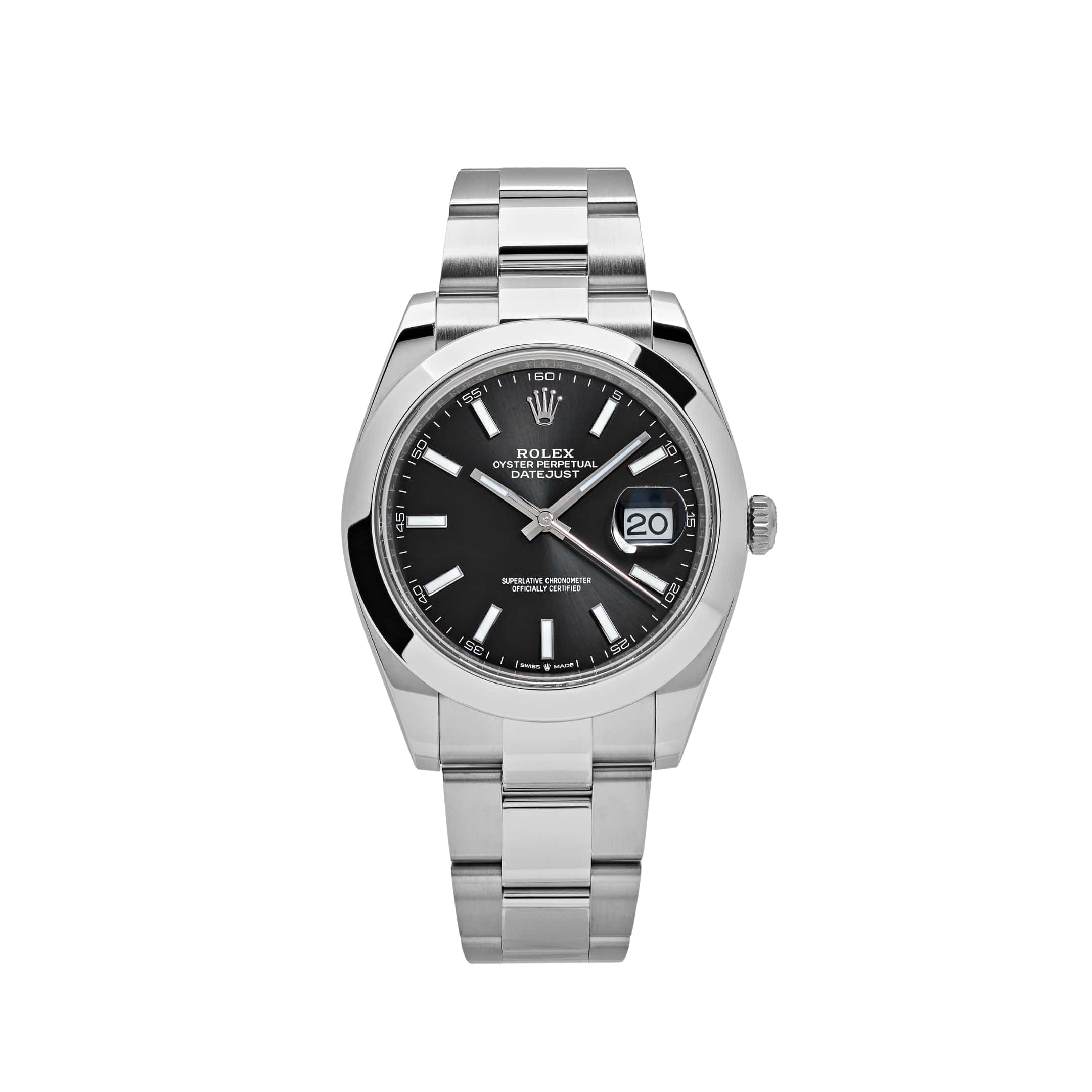 Rolex Datejust 41 126300 Stainless Steel Black Dial Oyster