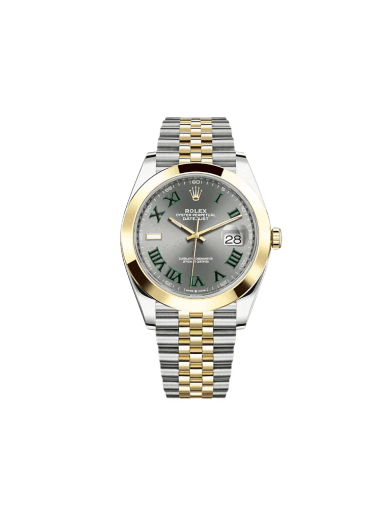 Rolex Datejust 41 126303 ‘Wimbledon’ Yellow Gold Stainless Steel Slate Dial