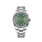 Rolex Datejust 41 126334 Stainless Steel Green Motif Dial Oyster