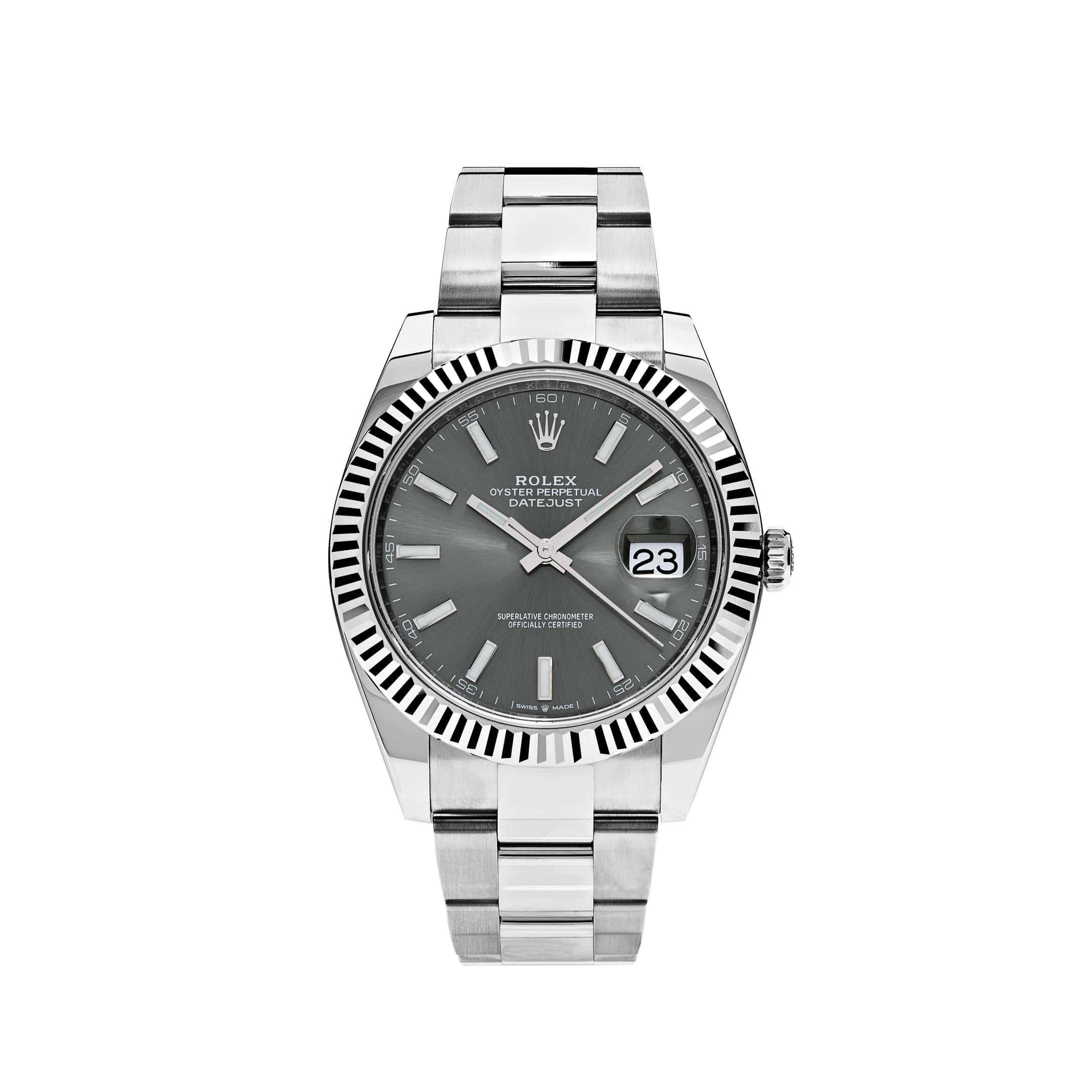Rolex Datejust 41 126334 Stainless Steel Slate Dial Oyster
