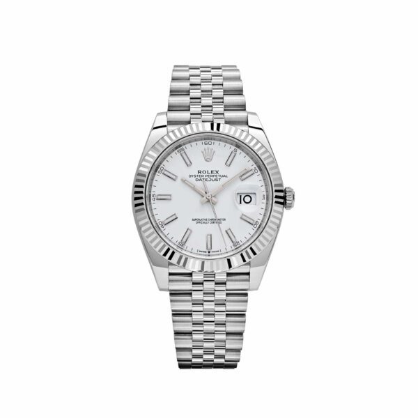 Rolex Datejust 41 126334 Stainless Steel White Dial Jubilee