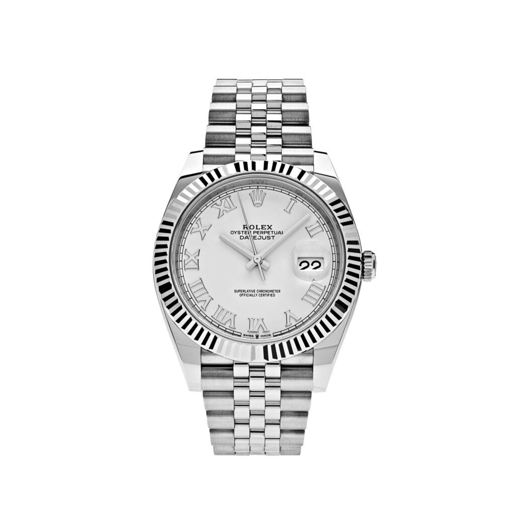 Rolex Datejust 41 126334 Stainless Steel White Dial Jubilee