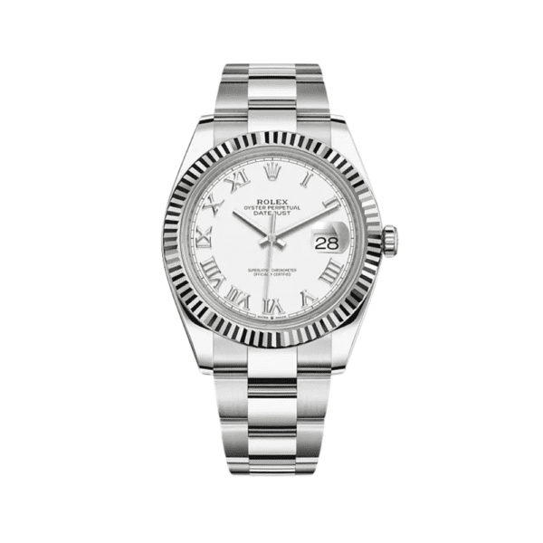 Rolex Datejust 41 126334 Stainless Steel White Roman Numerals Dial Oyster