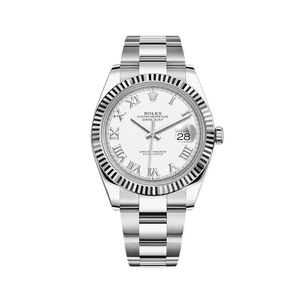 Rolex Datejust 41 126334 Stainless Steel White Roman Numerals Dial Oyster
