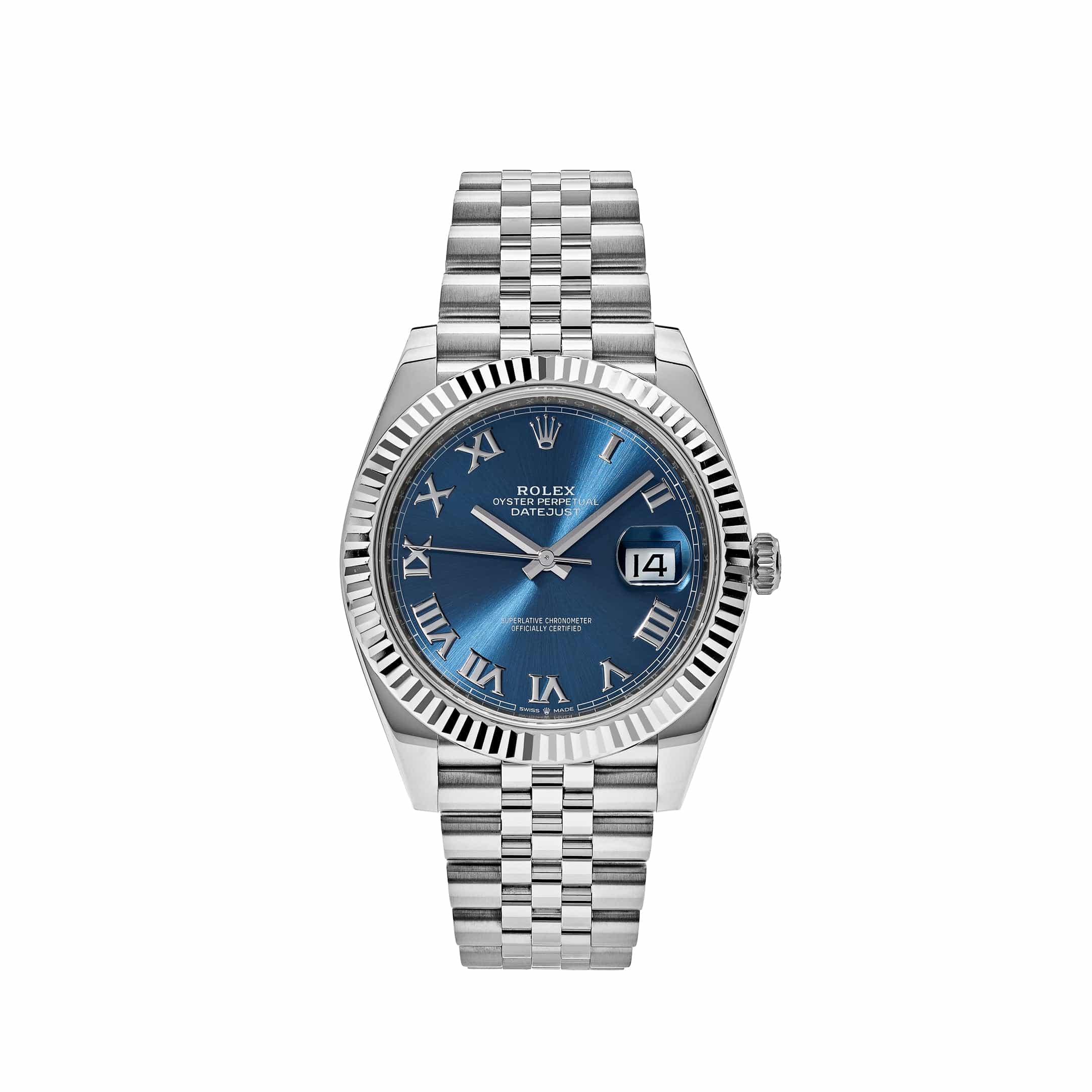 Rolex Datejust 41 126334 Stainless Steel Blue Dial Jubilee