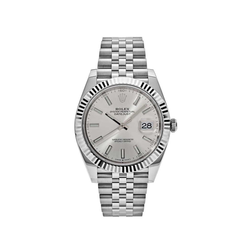 Rolex Datejust 41 126334 Stainless Steel Silver Dial Jubilee