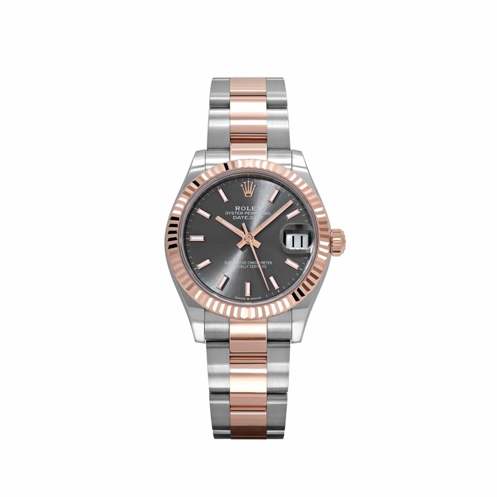 Rolex Datejust 31 278271 ‘Ladies’ Rose Gold Stainless Steel Slate Dial Oyster