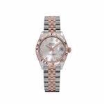Rolex Datejust 31 278271 'Ladies' Stainless Steel Rose Gold Silver Diamond Dial