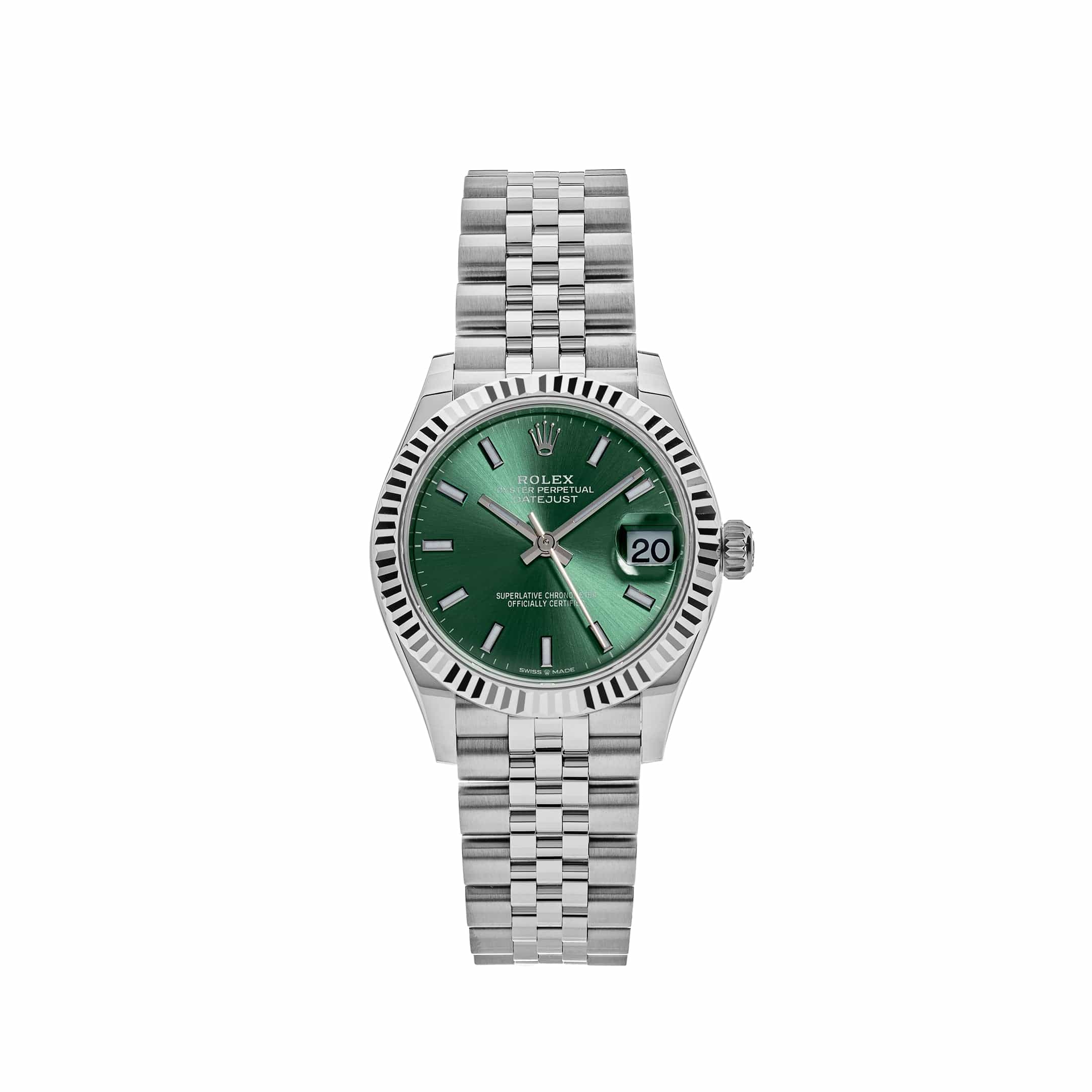 Rolex Datejust 31 278274 'Ladies' Stainless Steel Green Dial