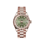 Rolex Datejust 28 279175 'Ladies' Rose Gold Olive Diamond Dial