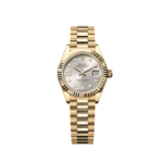 Rolex Datejust 28 279178 'Ladies' Yellow Gold Silver Diamond Dial