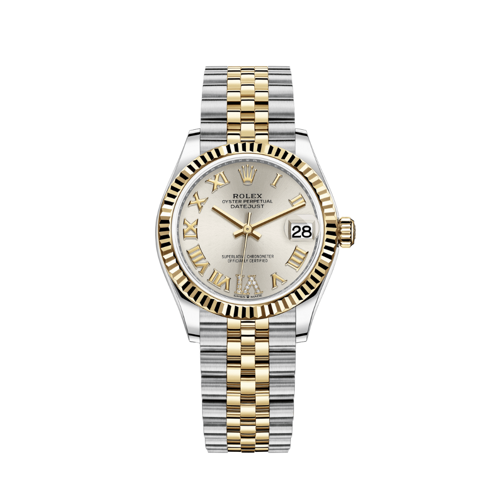 Rolex Datejust 31 278273 ‘Ladies’ Yellow Gold Stainless Steel Silver Dial