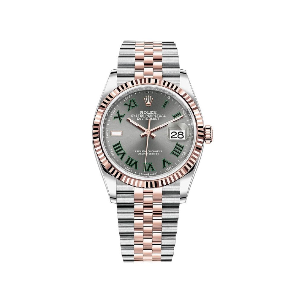 Rolex Datejust 36 126231 ‘Wimbledon’ Stainless Steel Rose Gold Slate Dial