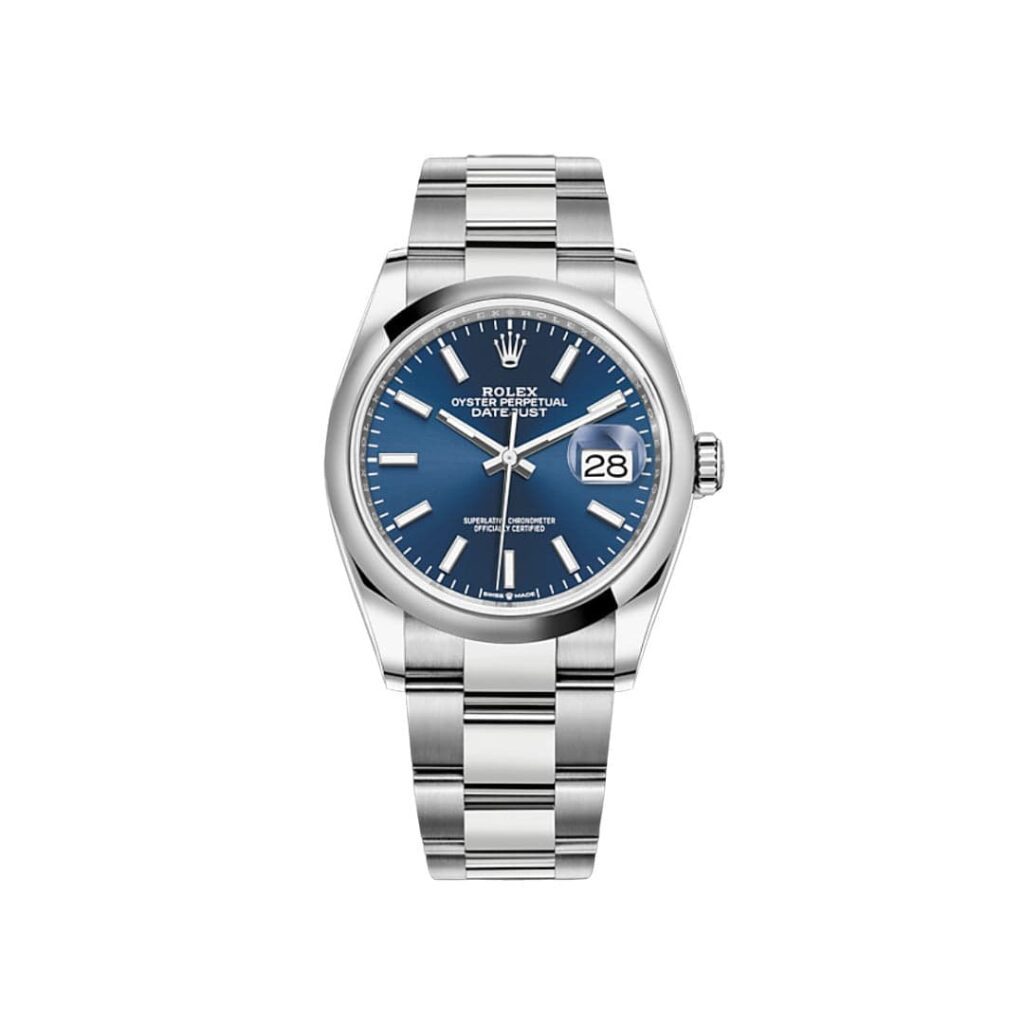 Rolex Datejust 36 126200 Stainless Steel Blue Dial Oyster