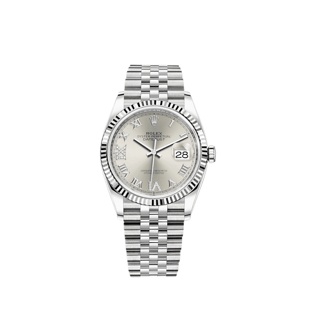 Rolex Datejust 36 126234 Stainless Steel Silver Dial Jubilee