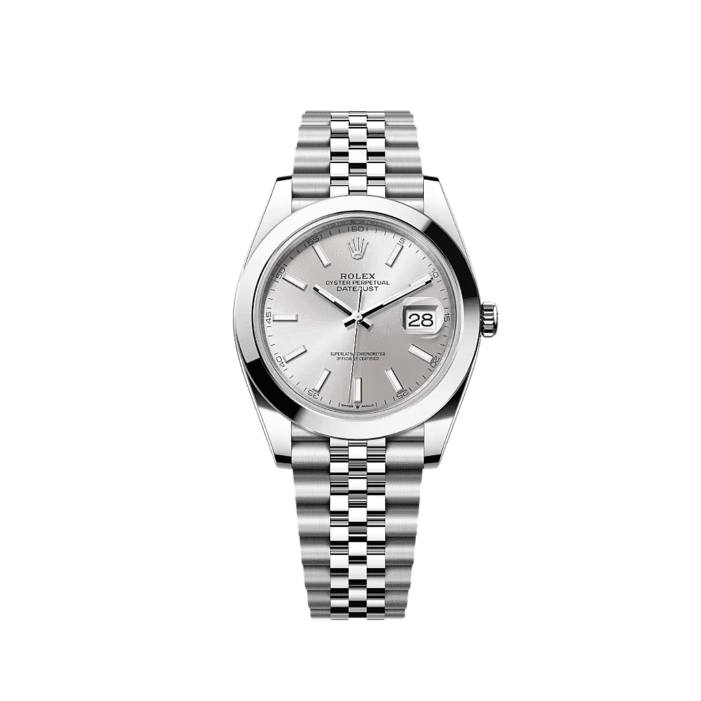 Rolex Datejust 41 126300 Stainless Steel Silver Dial Jubilee