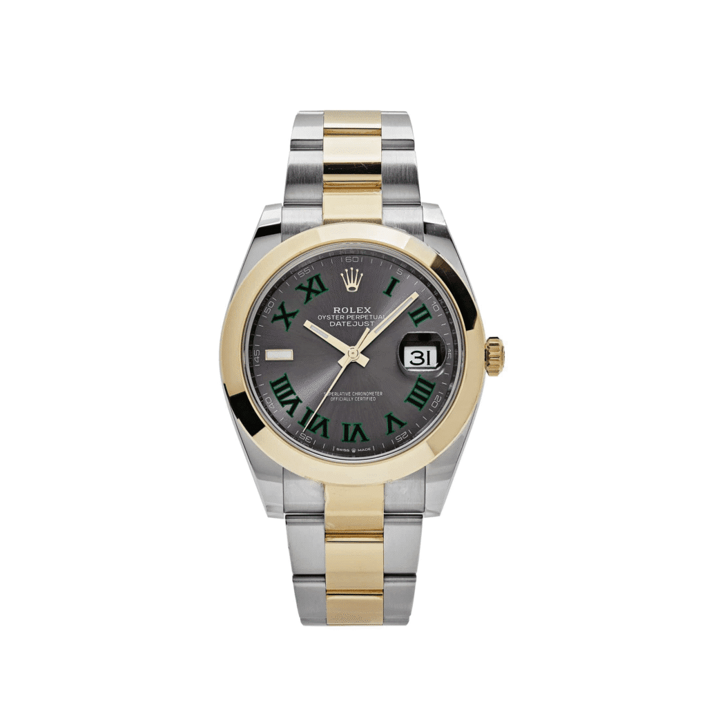 Rolex Datejust 41 126303 ‘Wimbledon’ Yellow Gold Stainless Steel Slate Dial