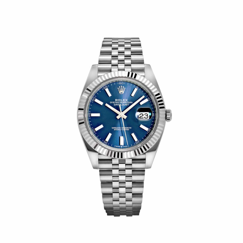 Rolex Datejust 41 126334 Stainless Steel Blue Dial Jubilee