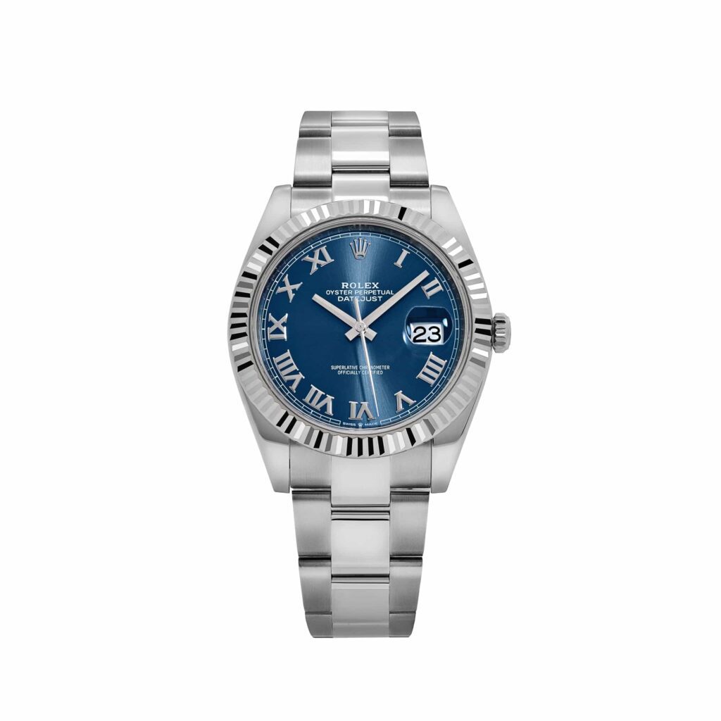 Rolex Datejust 41 126334 Stainless Steel Blue Roman Numerals Dial Oyster