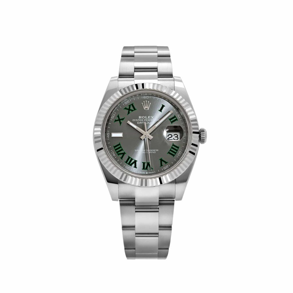 Rolex Datejust 41 126334 ‘Wimbledon’ Stainless Steel Slate Dial Oyster