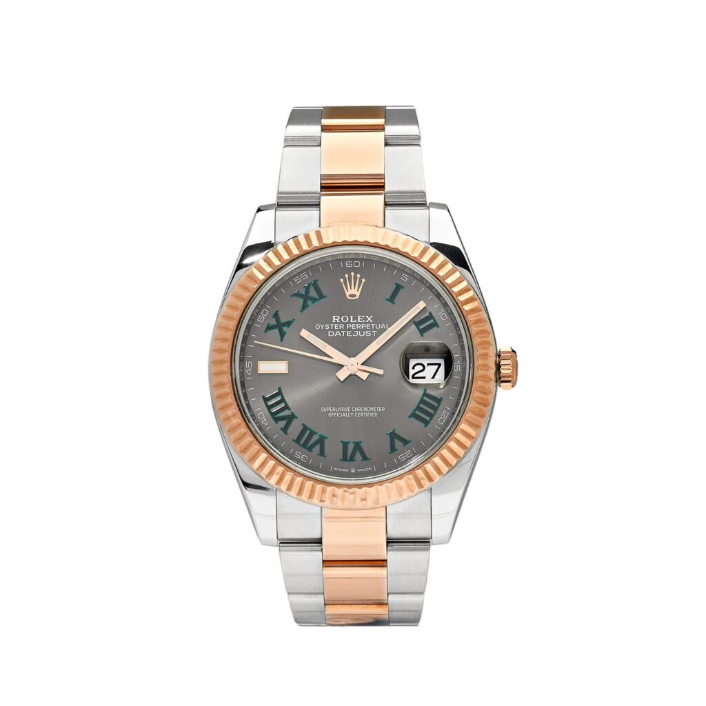Rolex Datejust 41 126331 ‘Wimbledon’ Rose Gold Stainless Steel