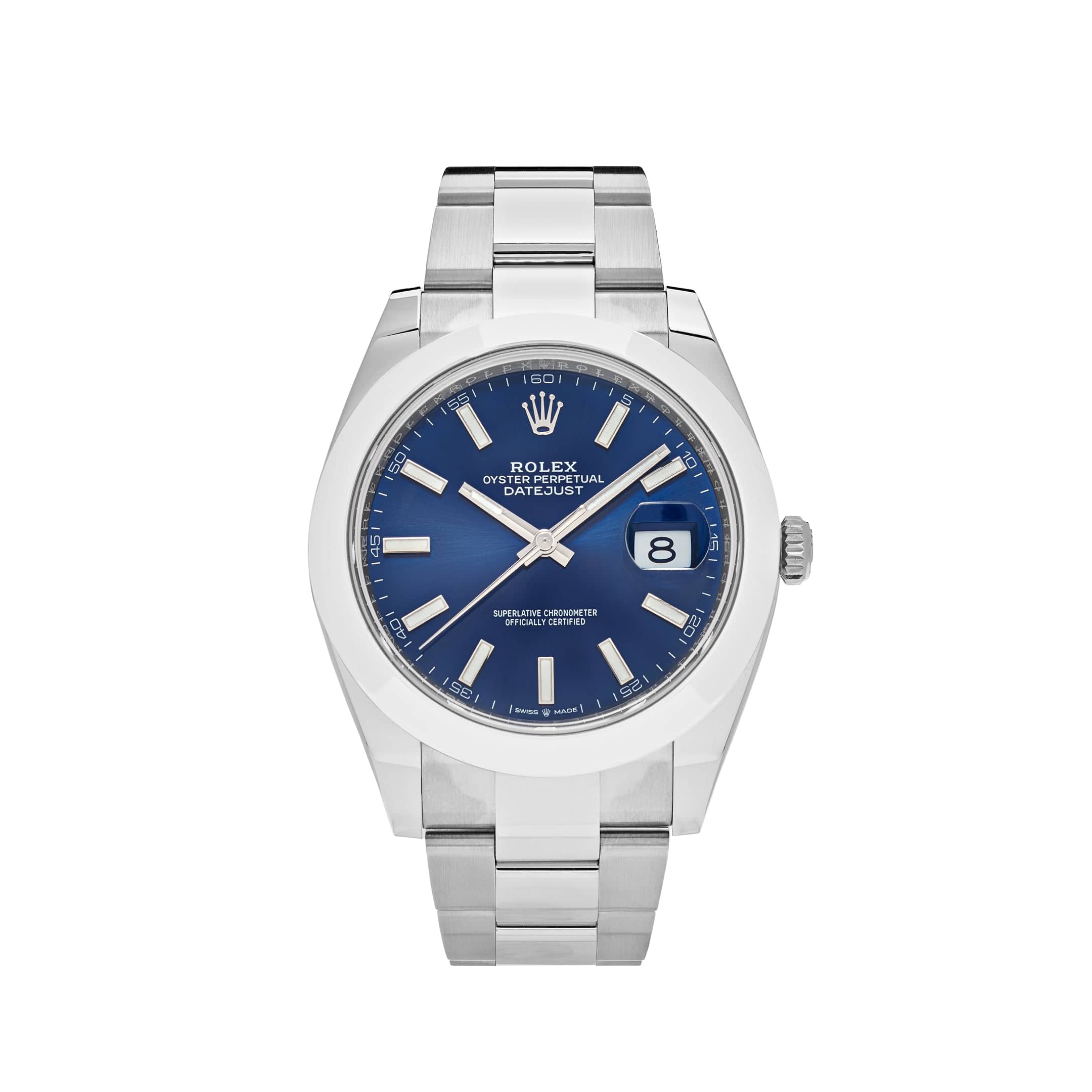 Rolex Datejust 41 126300 Stainless Steel Blue Dial Oyster