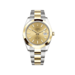 Rolex Datejust 41 126303 Stainless Steel Yellow Gold Champagne Dial