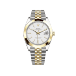 Rolex Datejust 41 126303 Stainless Steel Yellow Gold White Dial Jubilee