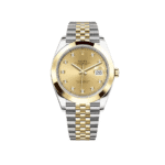 Rolex Datejust 41 126303 Stainless Steel Yellow Gold Champagne Diamond Dial Jubilee