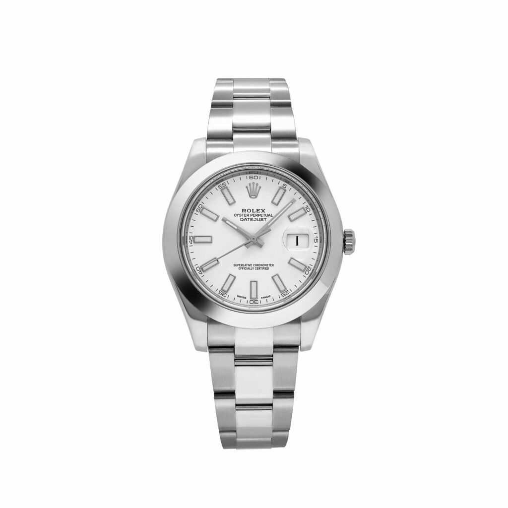 Rolex Datejust II 116300 Stainless Steel White Dial Oyster