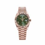 Rolex Day-Date 40 228235 Rose Gold Olive Green Dial