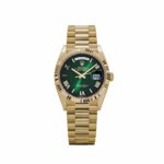 Rolex Day-Date 36 128238 Yellow Gold Green Ombre Roman Numeral Dial