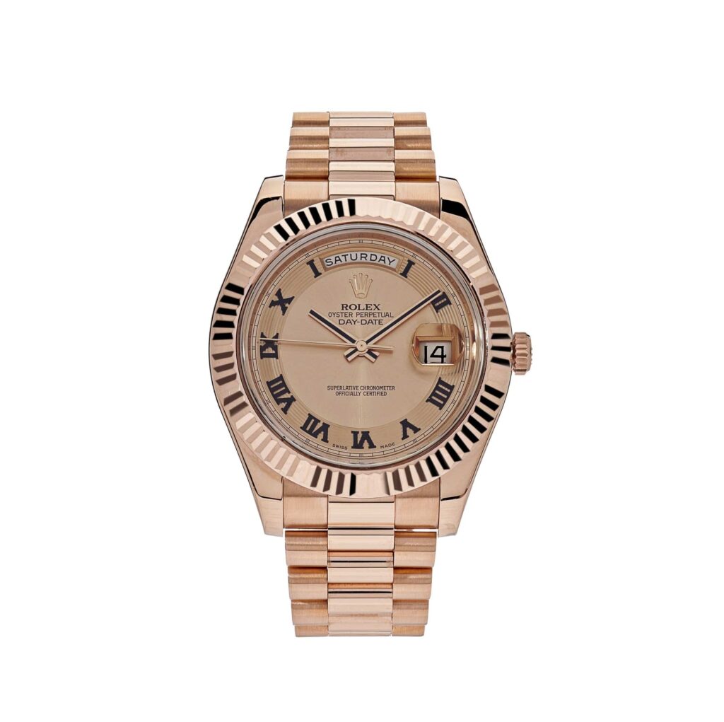Rolex Day-Date II 218235 Rose Gold Pink Dial