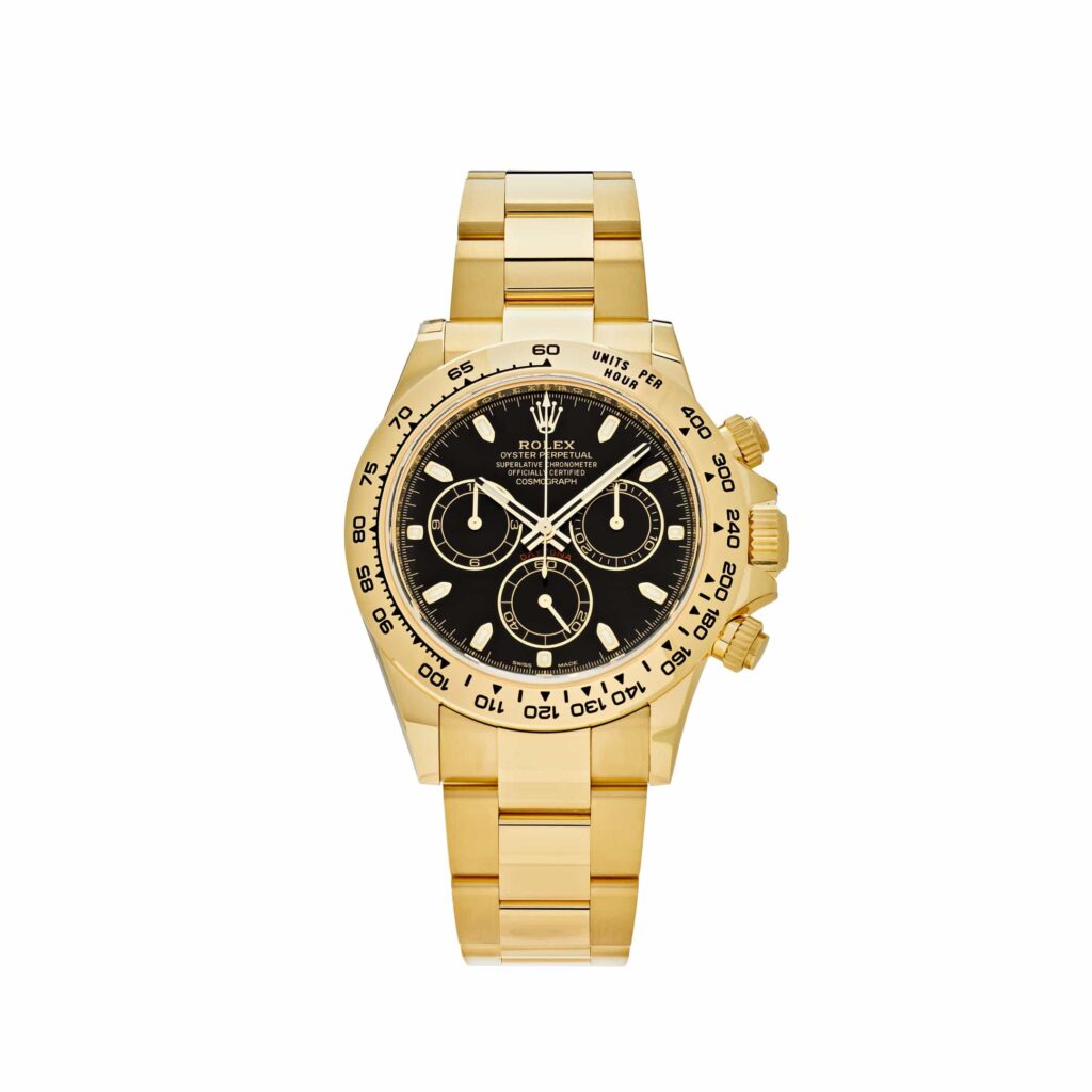 Rolex Daytona 116508 Yellow Gold Black Dial