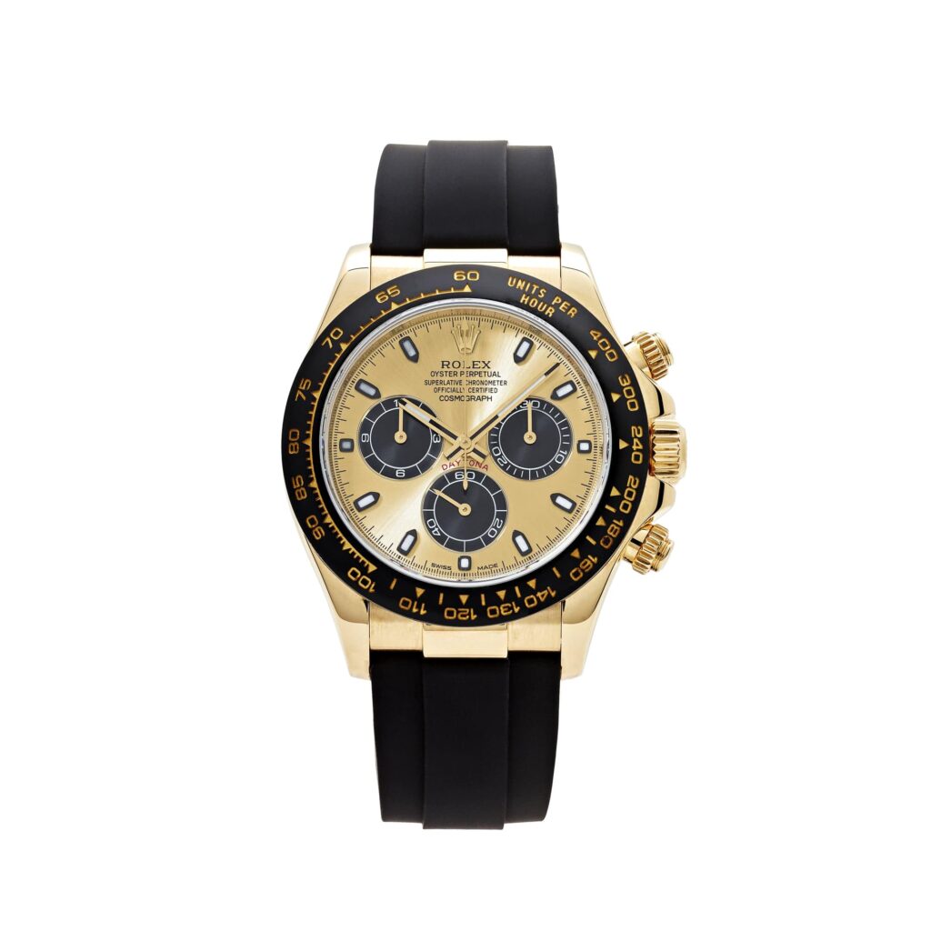 Rolex Daytona 116518LN ‘Pikachu’ Yellow Gold Champagne Black Dial