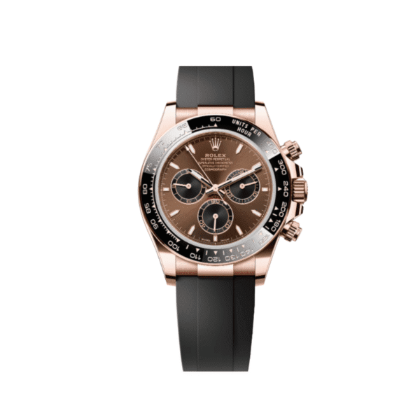 Rolex Daytona 126515LN Rose Gold Bright Chocolate Dial Oysterflex