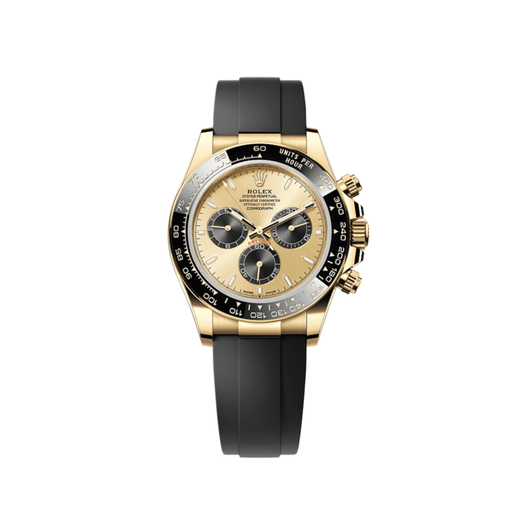Rolex Daytona 126518LN ‘Pikachu’ Yellow Gold Champagne Black Dial