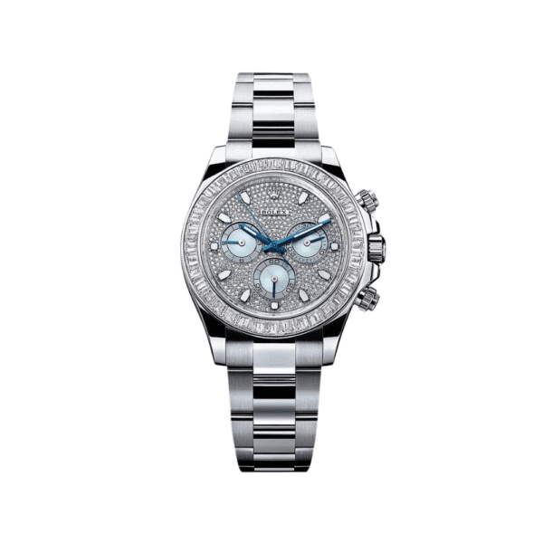Rolex Daytona 116576TBR Platinum Pave Diamond Dial