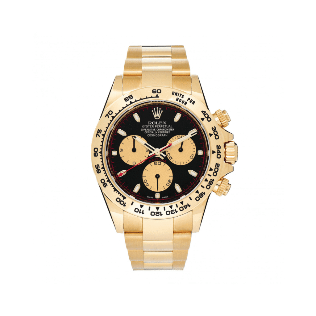 Rolex Daytona 116508 ‘Paul Newman’ Yellow Gold Black Dial