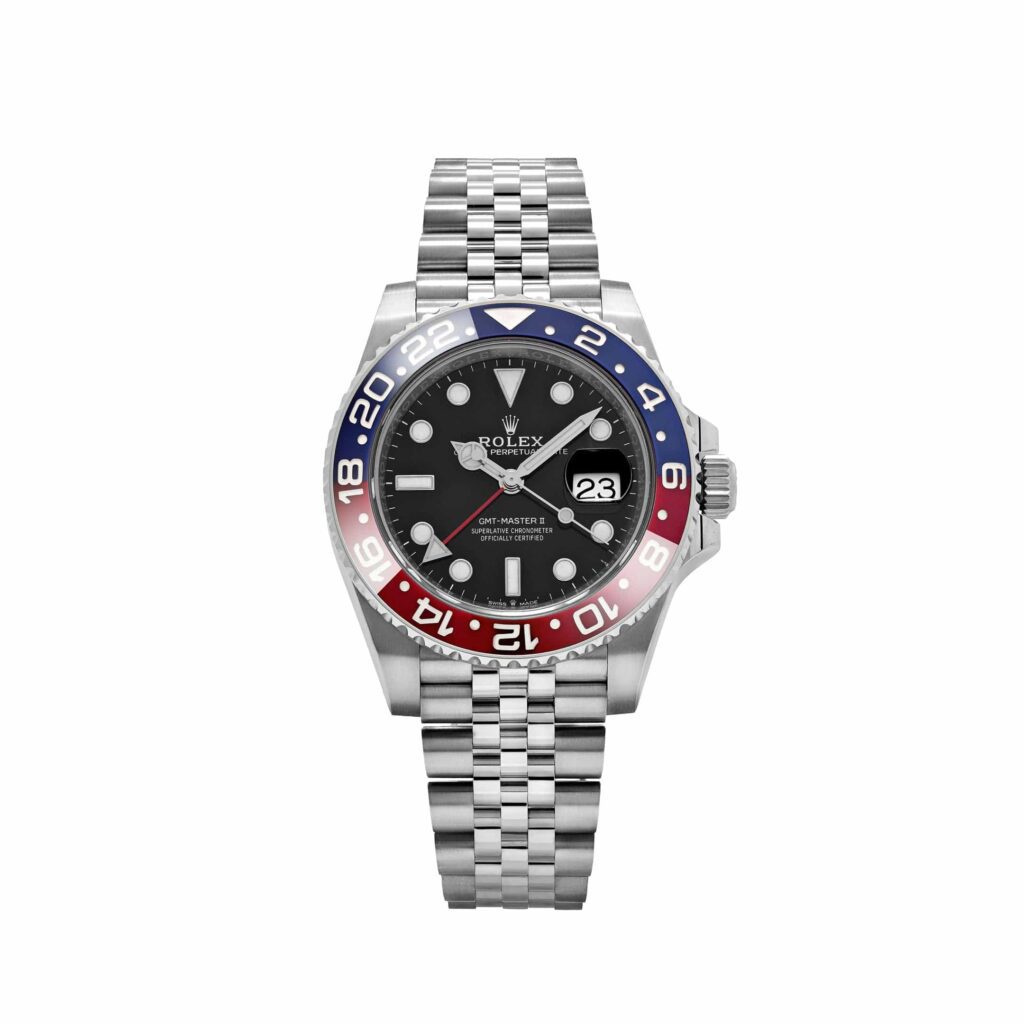 Rolex GMT-Master II 126710BLRO ‘Pepsi’ Stainless Steel Black Dial Jubilee
