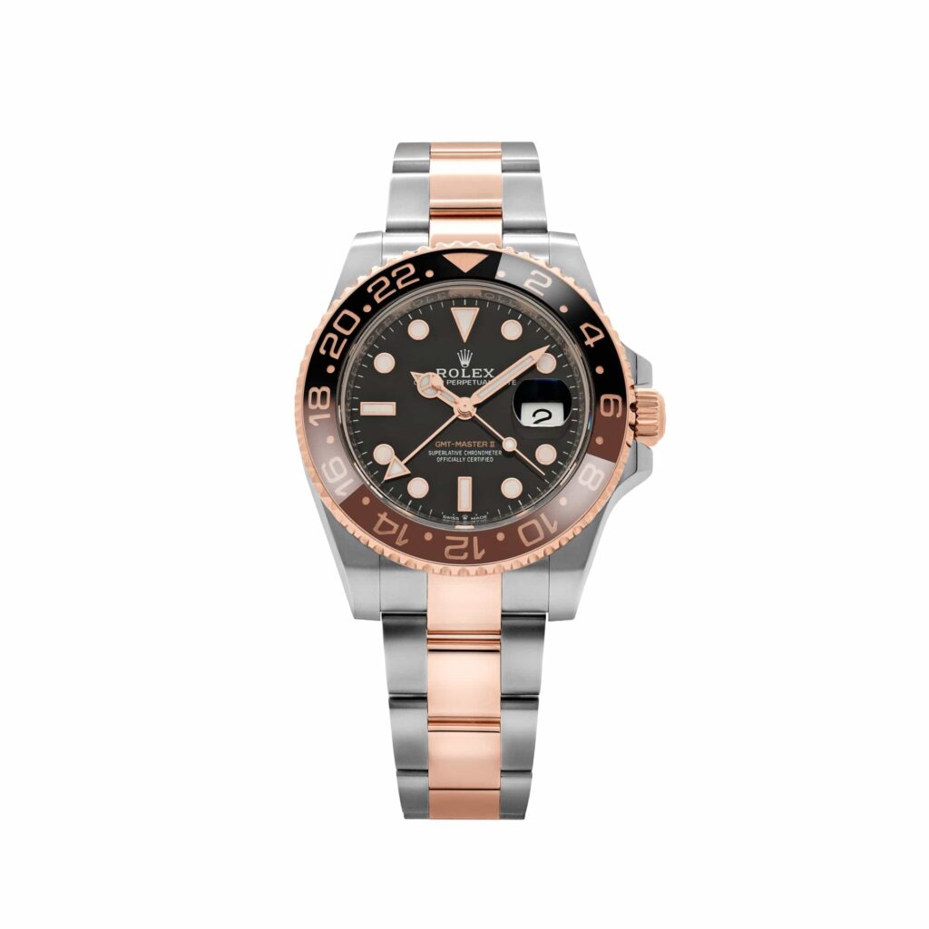 Rolex GMT-Master II 126711CHNR ‘Root Beer’ Stainless Steel Rose Gold Black Dial