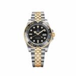 Rolex GMT-Master II 126713GRNR Stainless Steel Yellow Gold Black Dial Jubilee