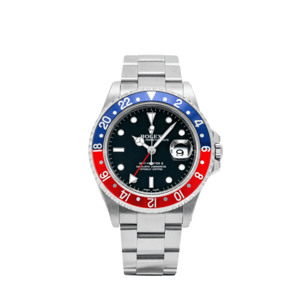Rolex GMT-Master II 16710 'Pepsi' Stainless Steel Black Dial