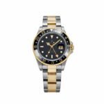 Rolex GMT-Master II 16713 Stainless Steel Yellow Gold Black Dial