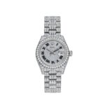 Rolex Datejust 28 279459RBR 'Ladies' White Gold Pave Set Diamonds