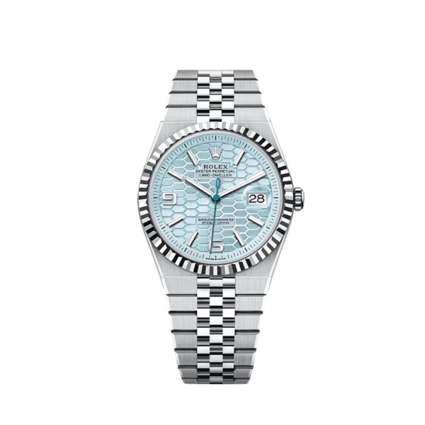 Rolex Land-Dweller 127336 Platinum Ice Blue Dial