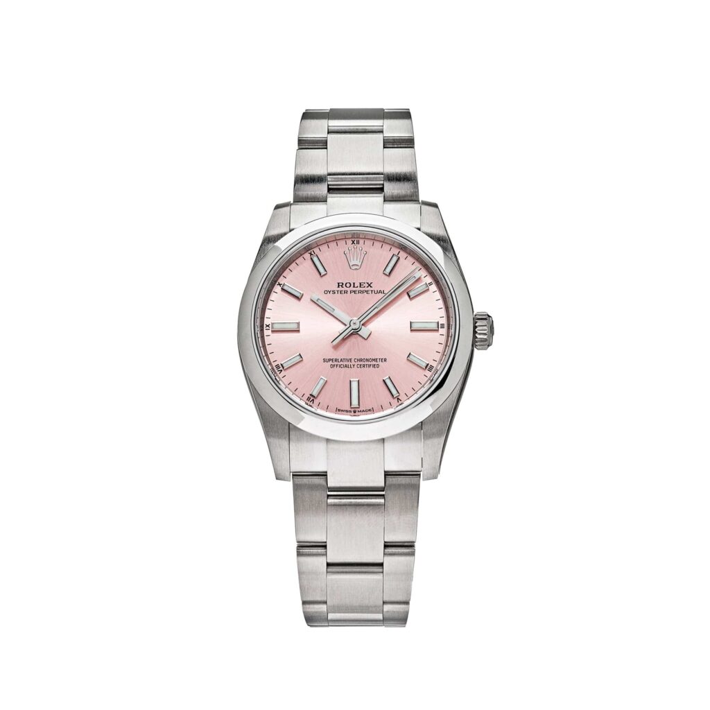 Rolex Oyster Perpetual 124200 ‘Ladies’ Stainless Steel Pink Dial